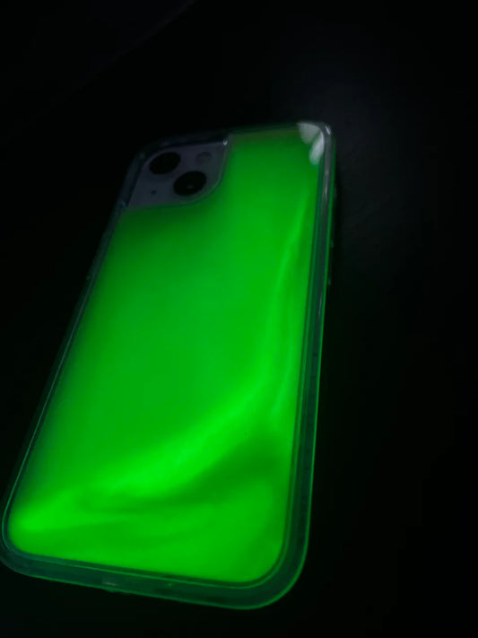 Husă cu Nisip Strălucitor – Culoarea Verde